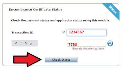 Check Encumbrance Certificate (EC) Status Online in .